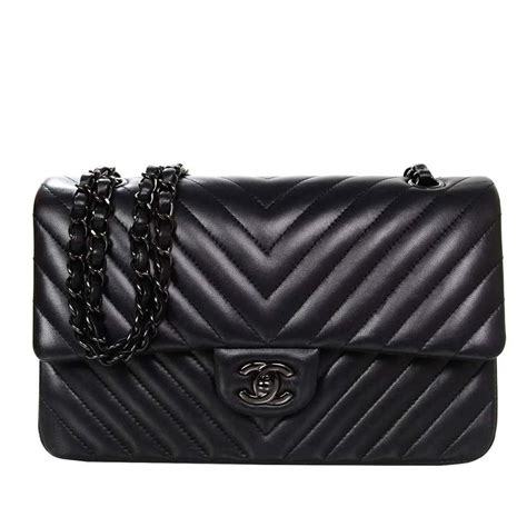 chanel chevron bag 2019|Chanel double flap small.